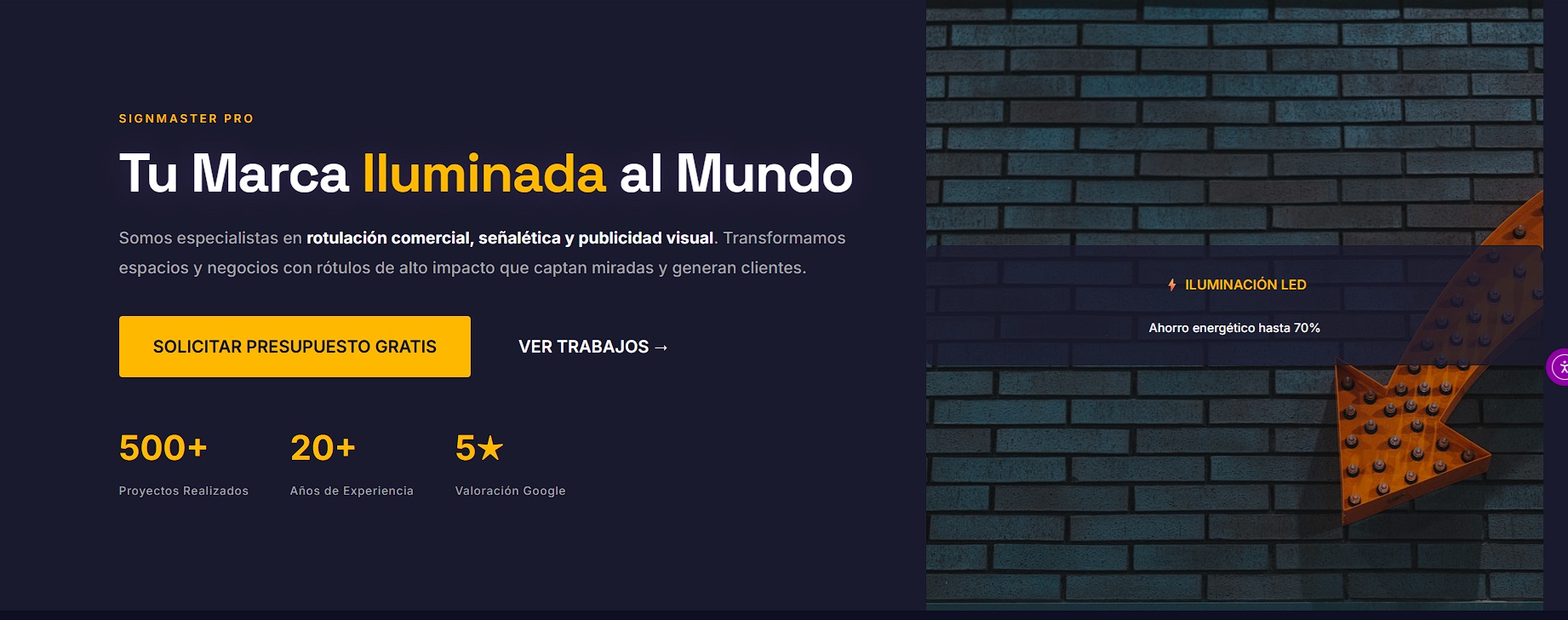 Demo R&oacute;tulos - Web para empresas de se&ntilde;al&eacute;tica