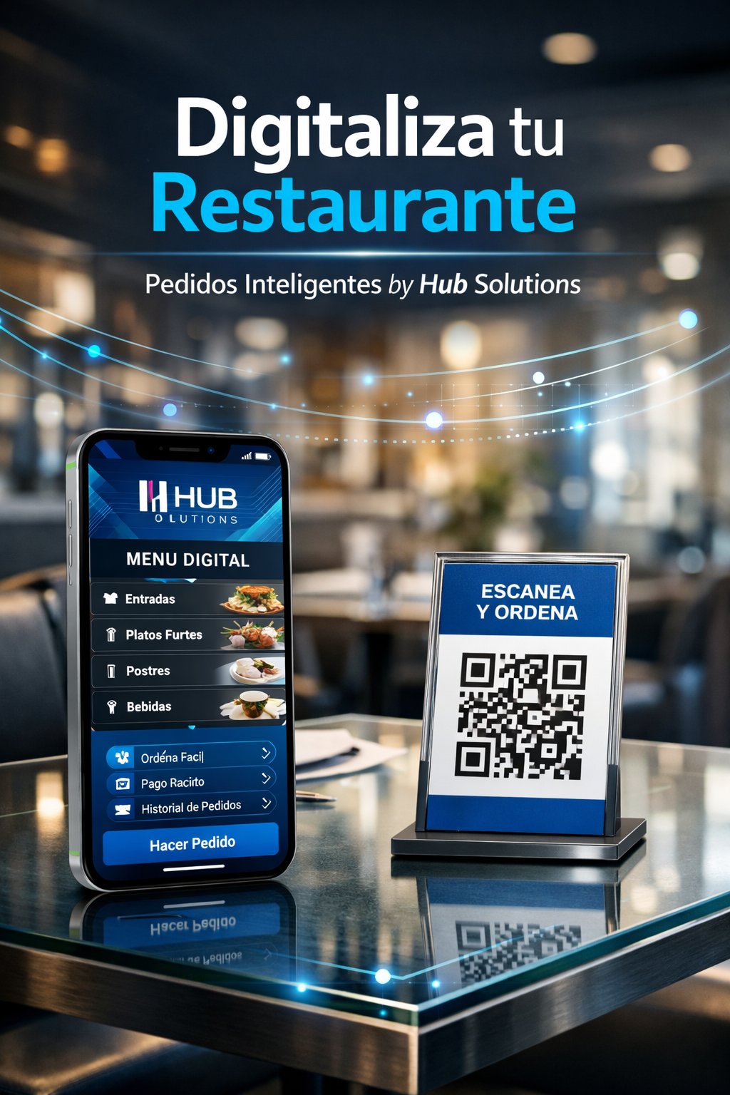 HubMesaClick - Sistema de men&uacute; digital y pedidos por QR