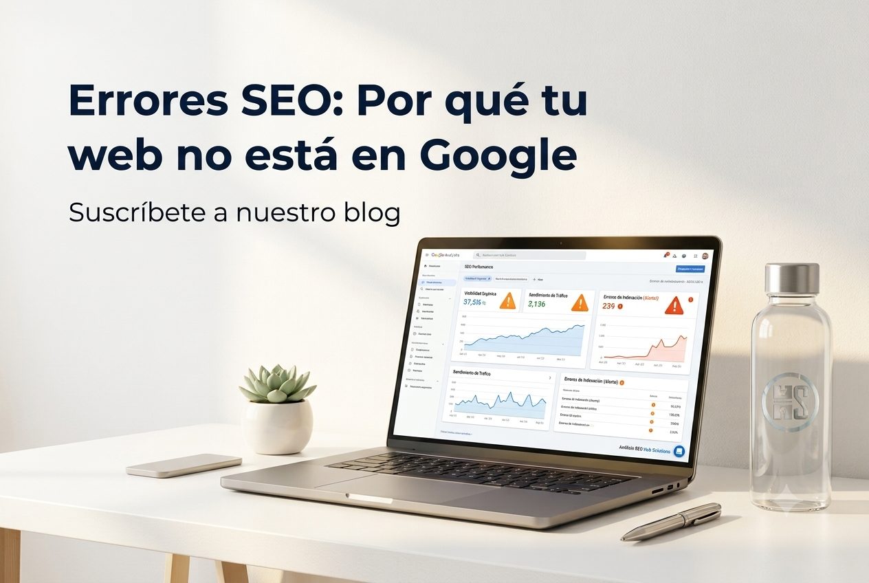 Errores que hacen que una web profesional no aparezca en Google (y cómo solucionarlos)