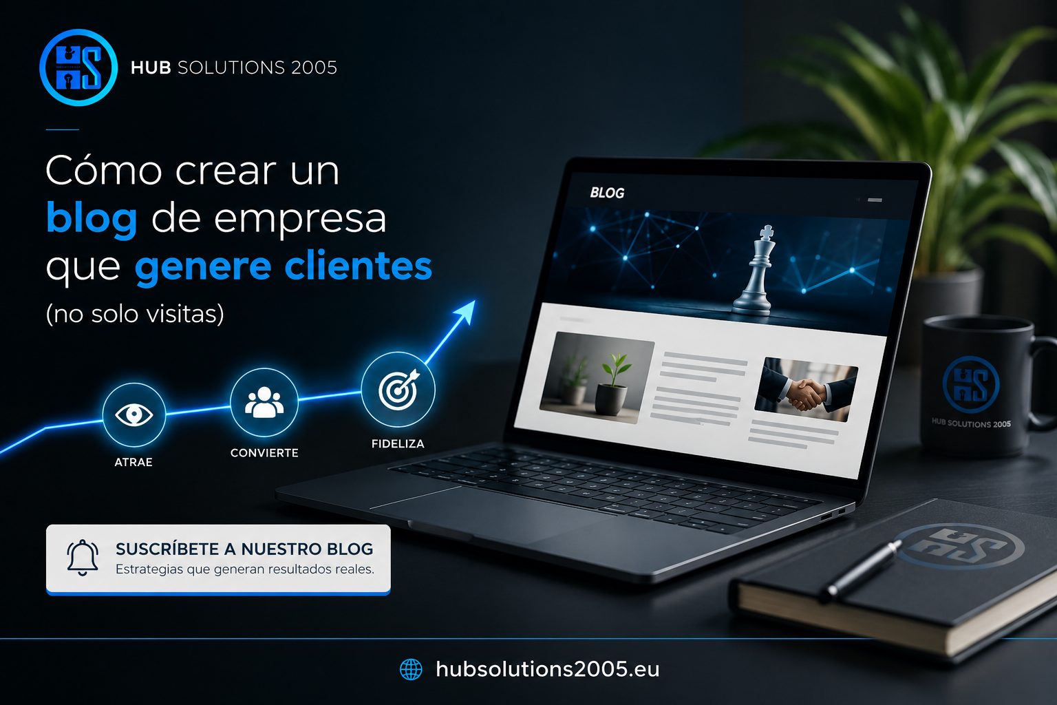 Cómo crear un blog de empresa que genere clientes (no solo visitas)