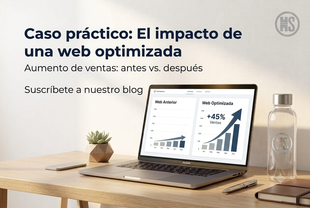 Caso práctico: cuánto puede aumentar las ventas una web optimizada (antes y después)